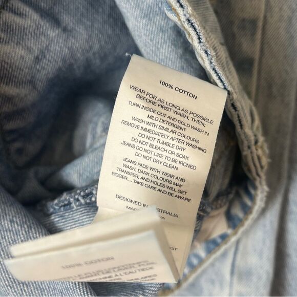 ROLLA’S Original Straight Jeans | High Rise | Sunbleach Worn | Distressed | 30 - Picture 13 of 13